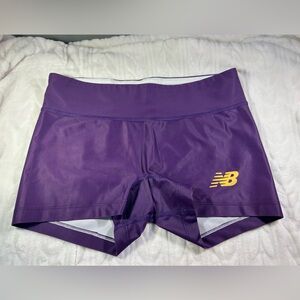 New Balance Purple Women's Athletic Biker Shorts